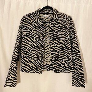 Reformation Zebra Print West Jacket